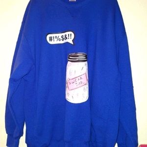 3XL blue sweater